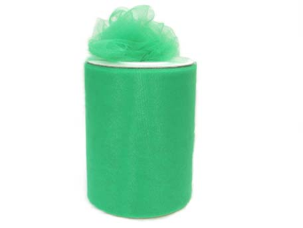15.24cm x 91.44m Tulle Roll - Emerald Green