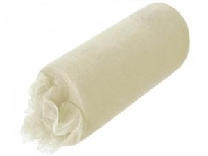 45.72cm x 91.44m Tulle Roll - Ivory