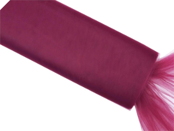 137.16cm x 36.5m Tulle Fabric Bolt - Burgundy (out of stock)