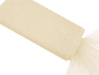 137.16cm x 36.5m Tulle Fabric Bolt - Ivory (Out  of stock)