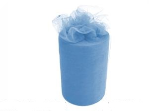 15.24cm x 91.44m Tulle Roll - Periwinkle