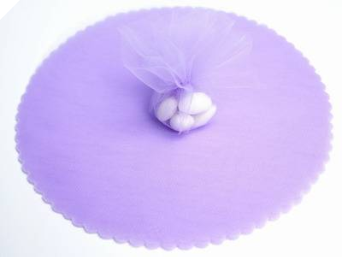 22.86 cm Tulle Circle - Lavender/25pk