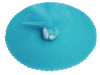 30.48 cm Tulle Circle-Turquoise/25pk