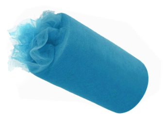 22.86cm x 91.44m Tulle Roll - Turquoise