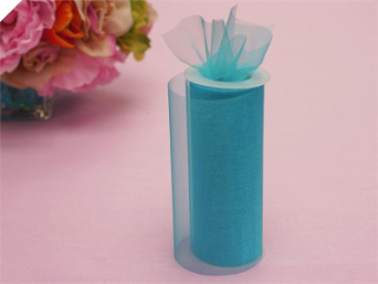 Shimmering Organza Tulle - Turquoise