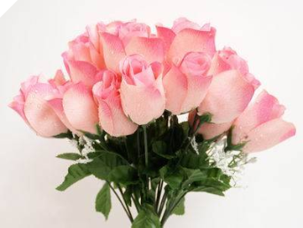 Velvet Rose Buds - Pink 1-bunch