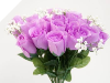 Silk Rose Buds - Lavender 1-bunch