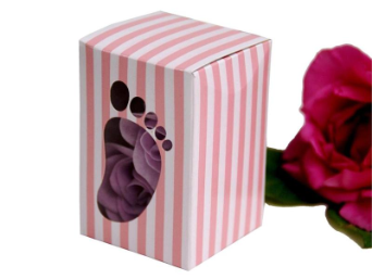 Baby Shower Favour Box Pink -10 Pack