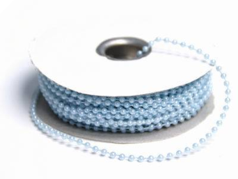 3mm String Beads-Baby Blue-21.94m