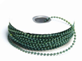 3mm String Beads-Hunter Green-21.94m