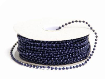 3mm String Beads-Navy Blue-21.94m