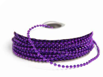 3mm String Beads-Purple-21.94m