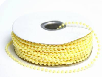 3mm String Beads-Yellow-21.94m