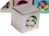 Window Cube Favour Box Silver-50pc