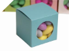 Window Cube Favour Box Turquoise-50pc