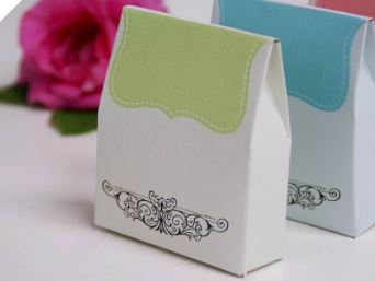 Tapestry Favour Box - Sage Green x 100pc