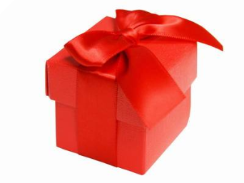 Red Favour Boxes 2pc - 25 Pack