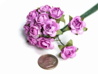Paper Roses - Lavender 144/pk