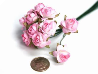Paper Roses - Pink 144/pk