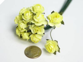 Paper Roses - Yellow 144/pk