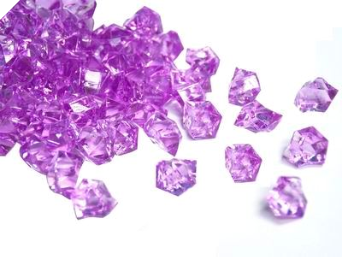Acrylic Ice - Purple - 200pcs