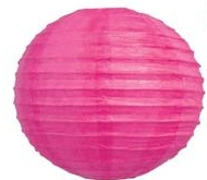 30.48 cm Paper Lantern-Hot Pink