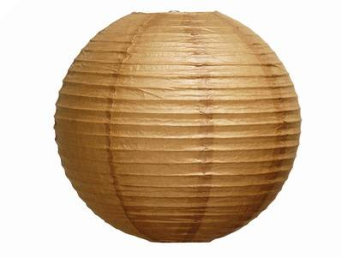 40.64 cm Paper Lantern-Brown 40.64 cm Paper Lantern-Brown