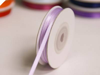 0.31 cm Satin Ribbon-Lavender
