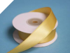 2.22 cm Wired Satin Ribbon - Gold