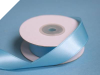 2.22 cm Wired Satin Ribbon - Turquoise