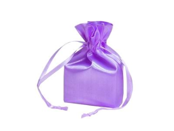 7.62 cm x 10.16 cm Lavender Satin Bags-12/pk