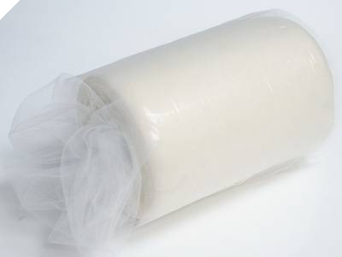 30.48cm x 91.44m Tulle Roll - Ivory