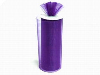 Shimmering Organza Tulle - Purple