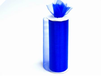 Shimmering Organza Tulle - Royal Blue