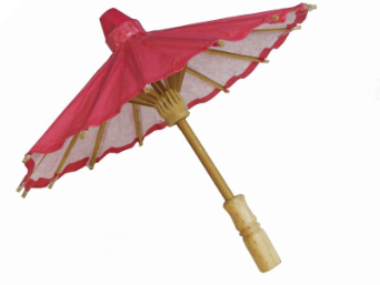 81.28cm Fuchsia Paper Parasol / Umbrella