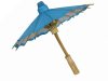 50.80cm Turquoise Paper Parasol / Umbrella