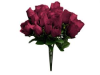 Velvet Rose Buds - Burgundy 1-bunch