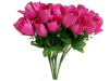 Velvet Rose Buds - Fuchsia 1-bunch