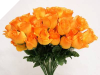 Silk Rose Buds - Orange 1-bunch