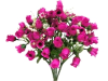 Mini Rose Buds - Hot Pink/Fuchsia 1-bunch