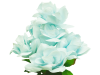 Velvet Bloom Roses - Baby Blue 1-bunch
