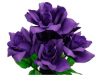 Velvet Bloom Roses - Purple 1-bunch