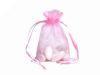7.62 cm x 10.16 cm Pink Organza Bags-10/pk
