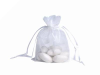 7.62 cm x 10.16 cm White Organza Bags-10/pk