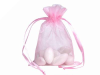 10.16 cm x 15.24 cm Pink Organza Bags-10/pk