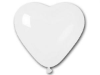 Love Heart Balloons-White 25/pk