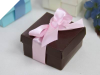 6.35cm Chocolate Favour Boxes - 50pc