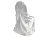 Universal Chair Covers (Satin) - WHITE