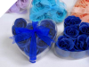Heart Rose Soap Petals-Royal Blue