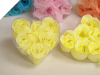 Heart Rose Soap Petals-Yellow